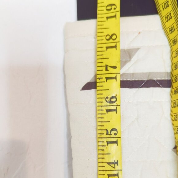 Pendleton Christmas Stocking White Shores Southwest Aztec Quilted Design - Picture 5 of 6